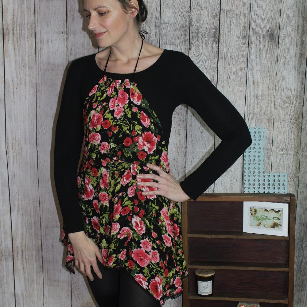 Free People Romper Floral Backless - Picture 9 of 9